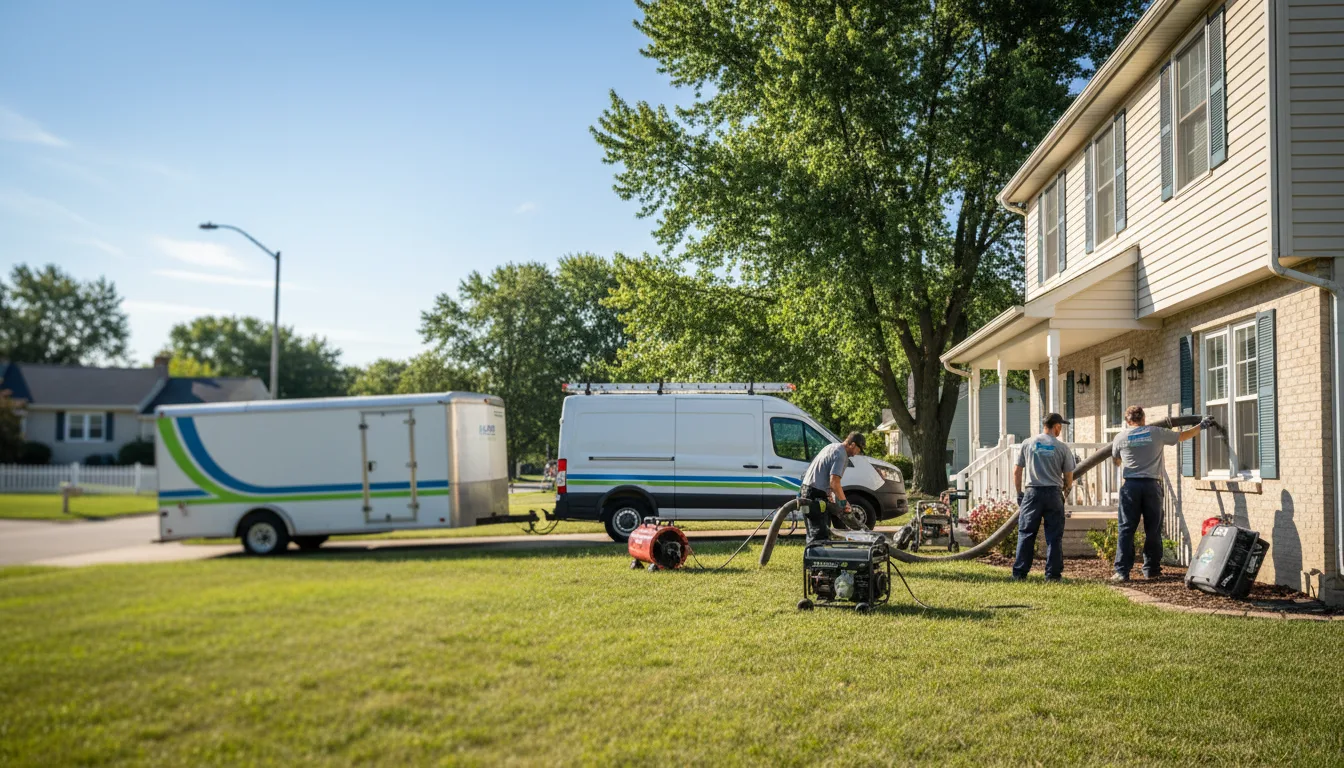 Flooded Basement Restoration And Cleanup With Repair in Churchs Ferry, ND near me